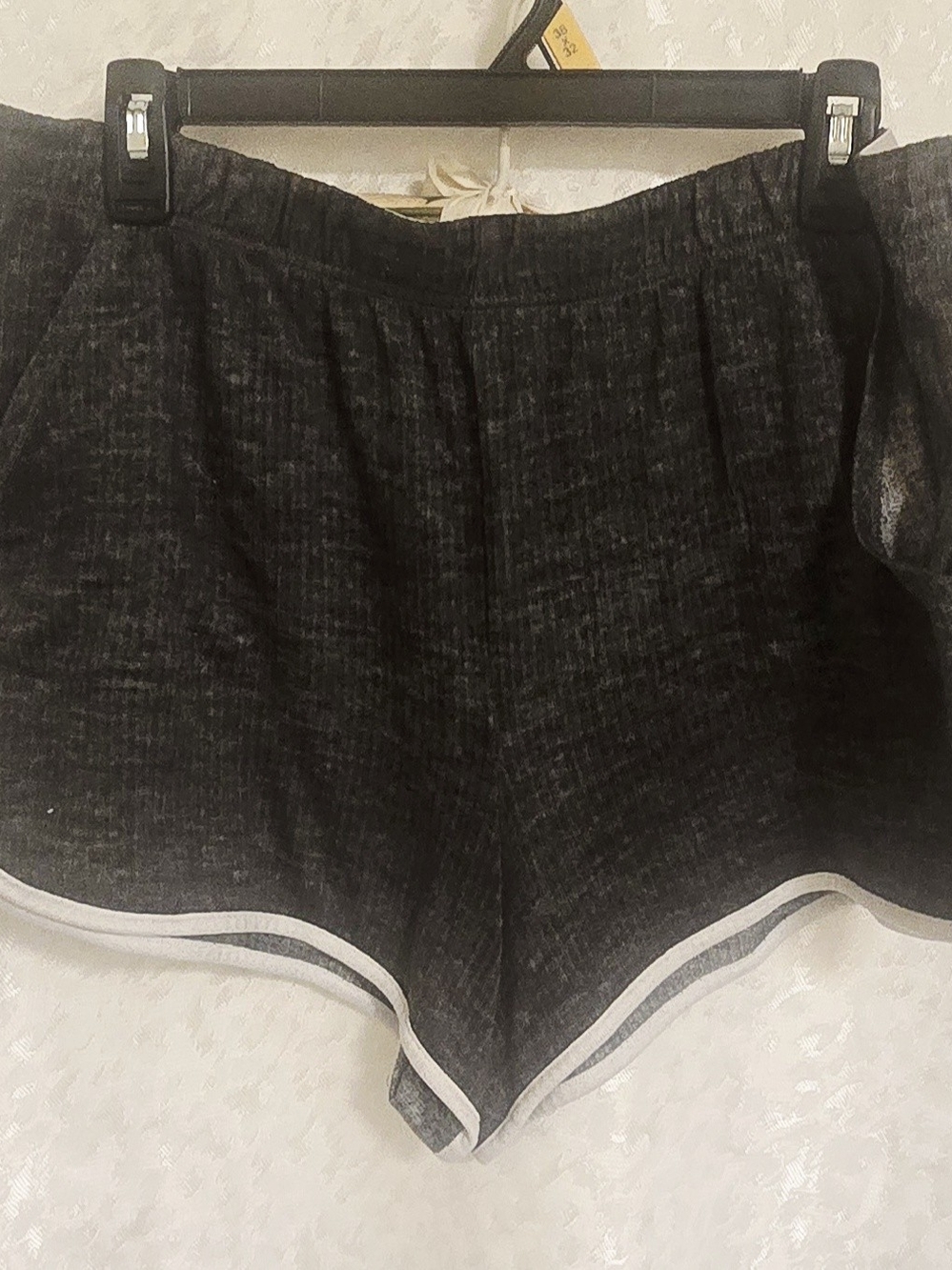 Jockey Black Athletic Shorts with White Trim